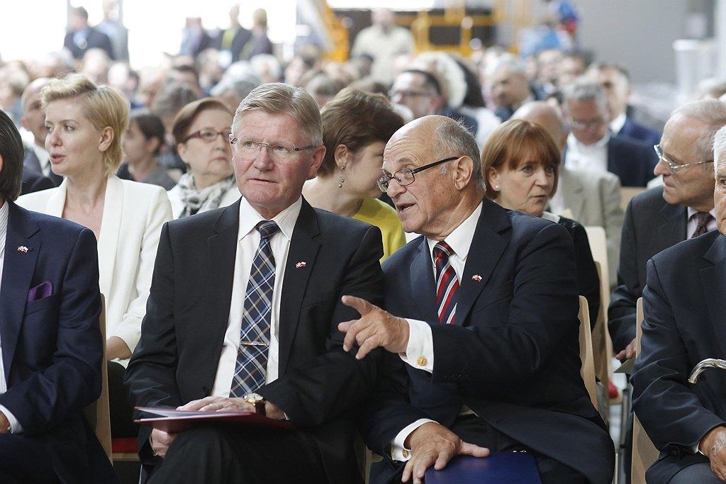 Ambasador Karsten Klepsvik, dyrektor Jerzy Litwin